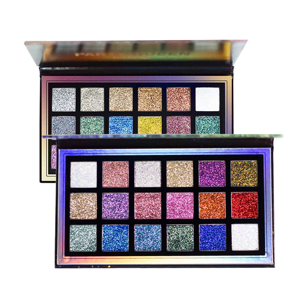 Private Label 18 Color Glitter Eyeshadow Palette
