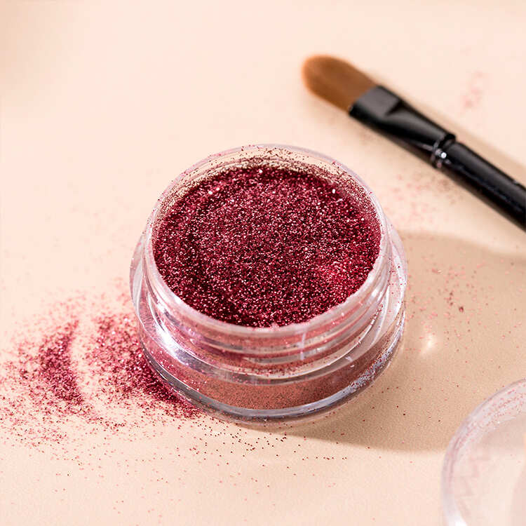 glitter lip make-up