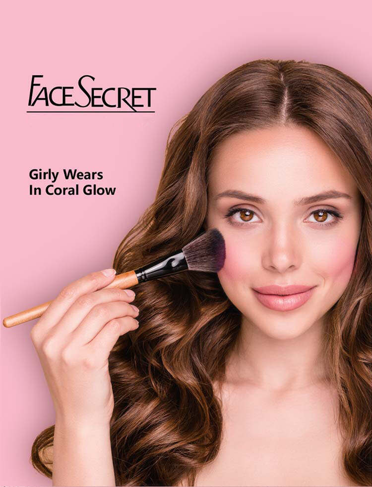 Gesigskerm Monochroom Cheekbones Blush Make-up Groothandel