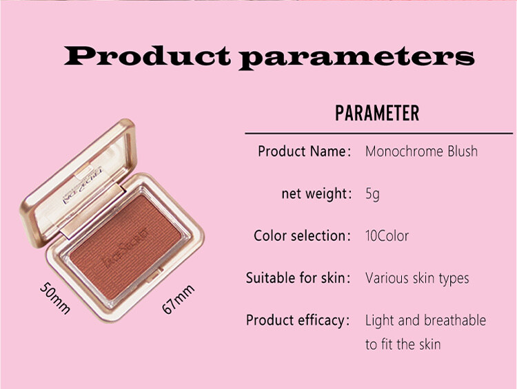 Facescret Monochrome Cheekbones Blush Грим на едро