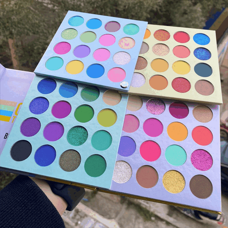 paghimo sa imong kaugalingon nga eyeshadow palette