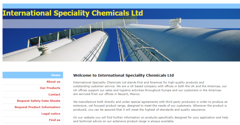 International Specialty Chemicals Ltd